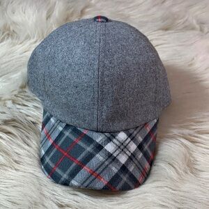 Gray Plaid Cap